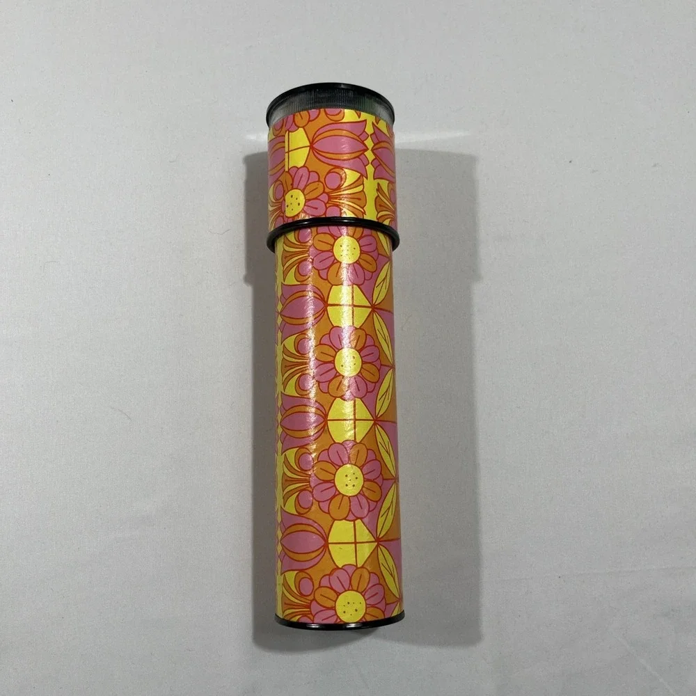 Vintage 1970s Kaleidoscope Toy Made in Japan Retro Psychedelic Mod Floral